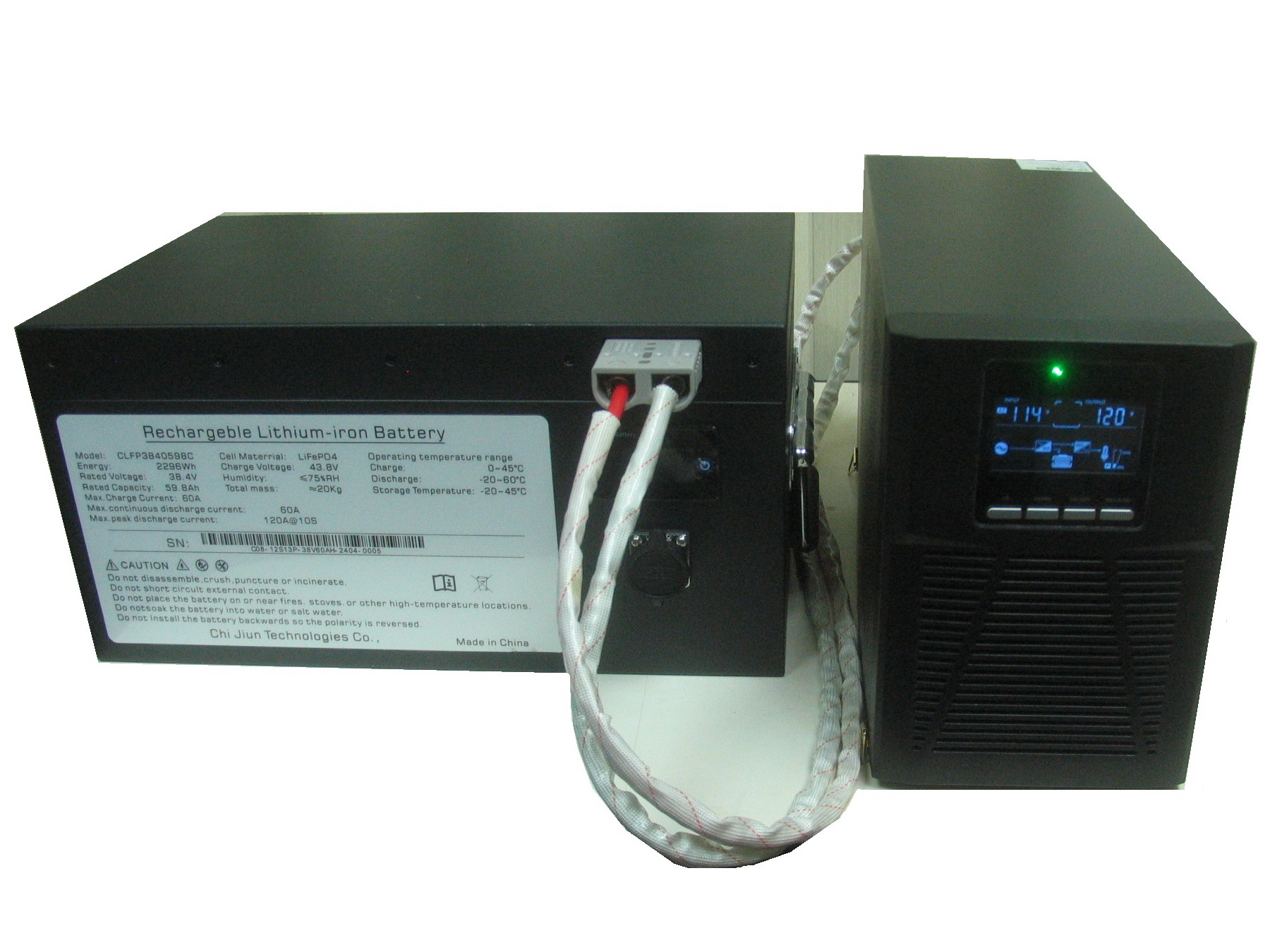 UPS 1500W+ LiFePO4 DC36V 60Ah